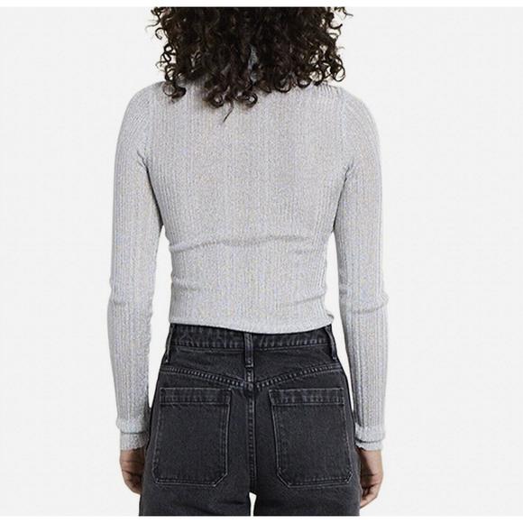 NEW A.L.C. mikaela top in silver - Picture 2 of 2